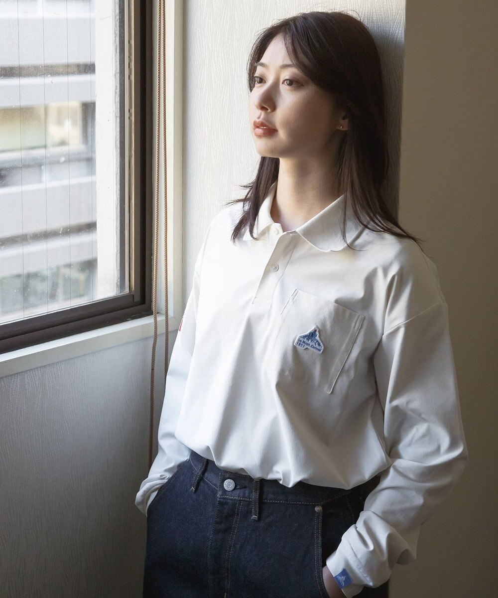 SHARE PARK LADIES 【UVケア・吸水速乾・ストレッチ・軽量 】エンブレムポロTシャツ（S・Mサイズ） 