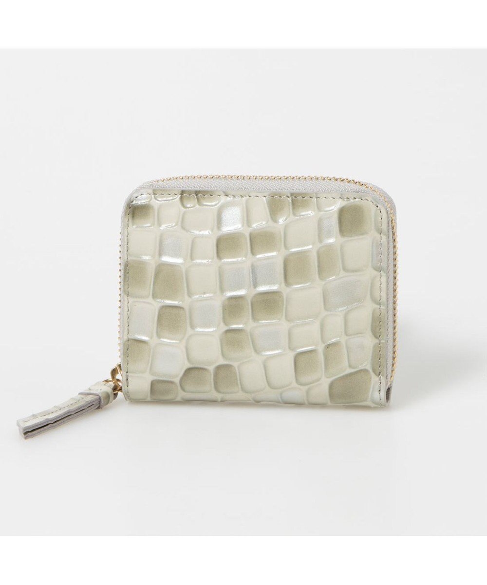 UNBILLION ペルケ perche / クロコエナメル・ジャバラカードウォレット 