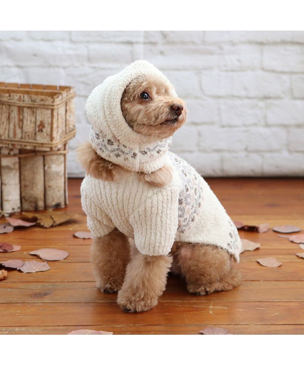 PET PARADISE ペットパラダイス ニット帽子《ノルディック柄》小型犬 