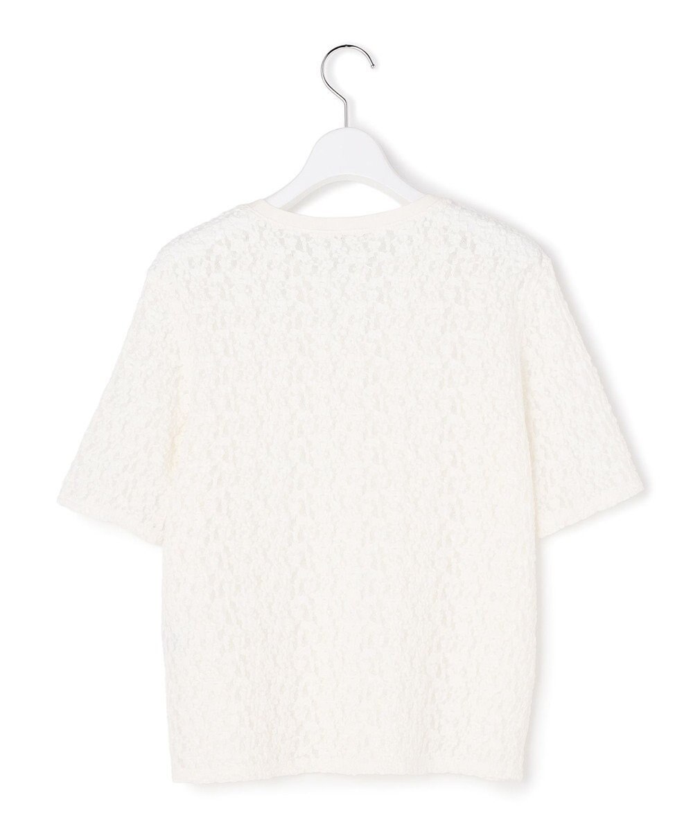 23区 【先行予約】リンクルレースジャージー 5分袖 TEE 