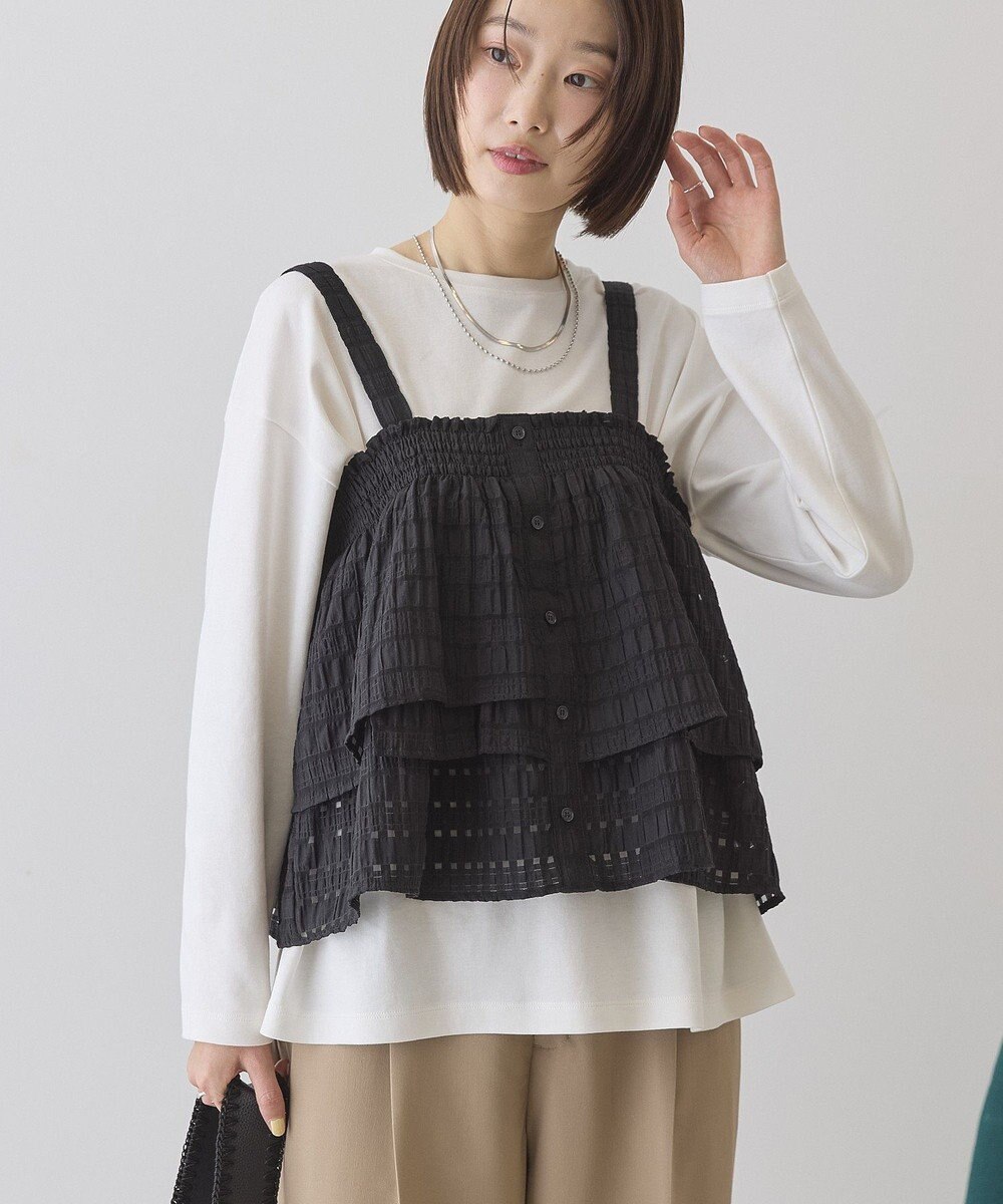 AMERICAN HOLIC シアーチェックビスチェ 