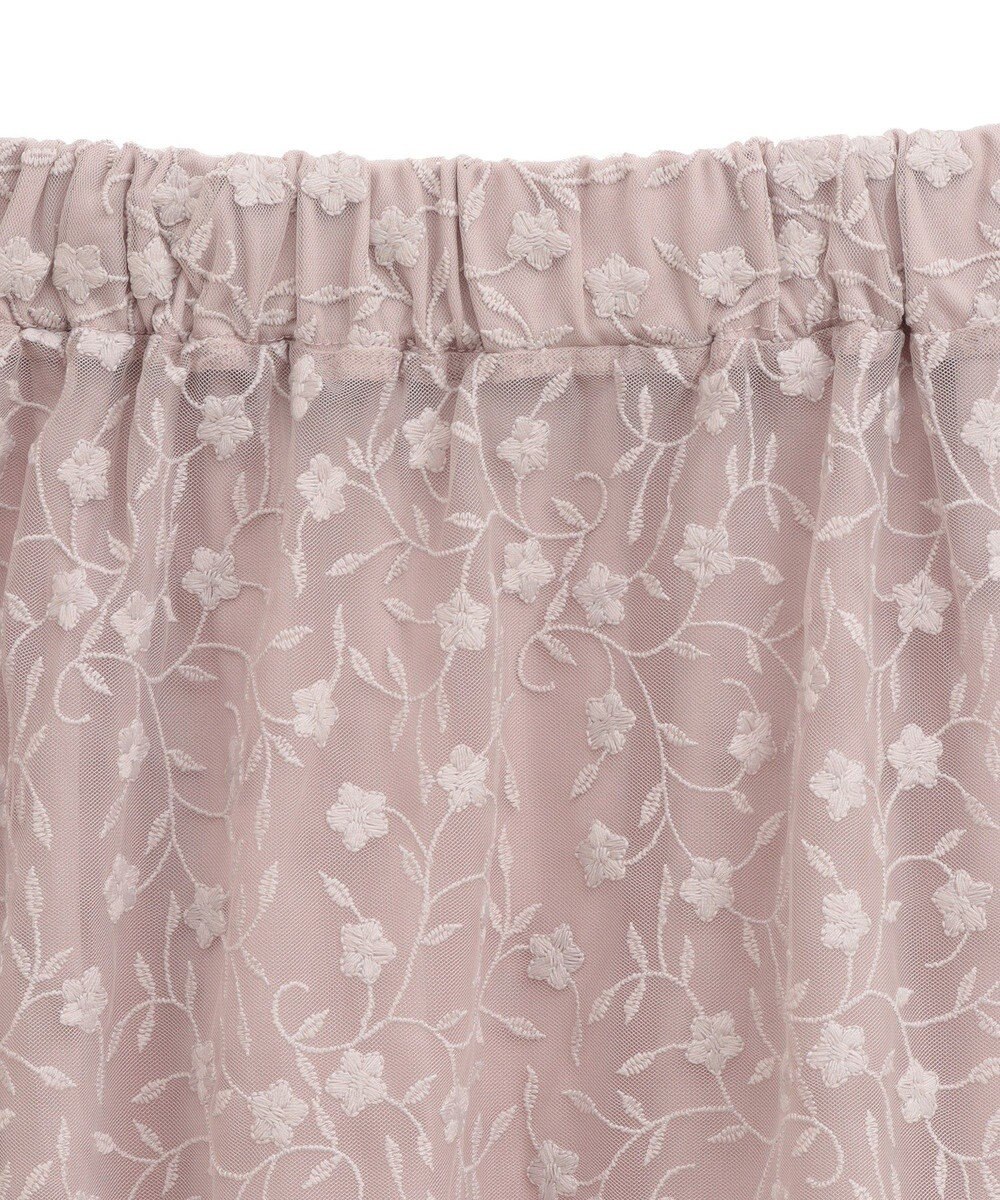 earth music&ecology シアーレースレイヤードスカート 