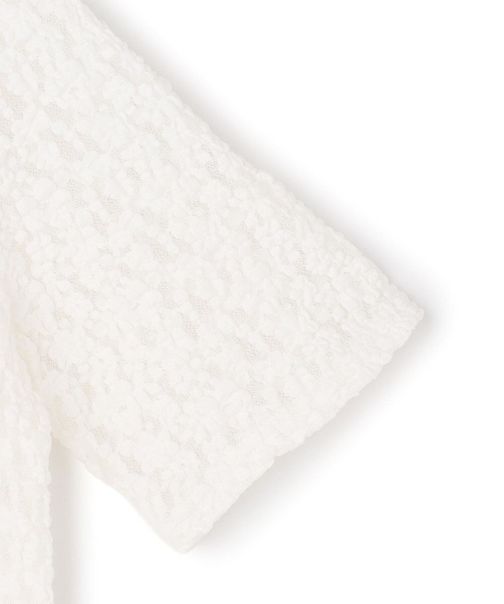 23区 【先行予約】リンクルレースジャージー 5分袖 TEE 