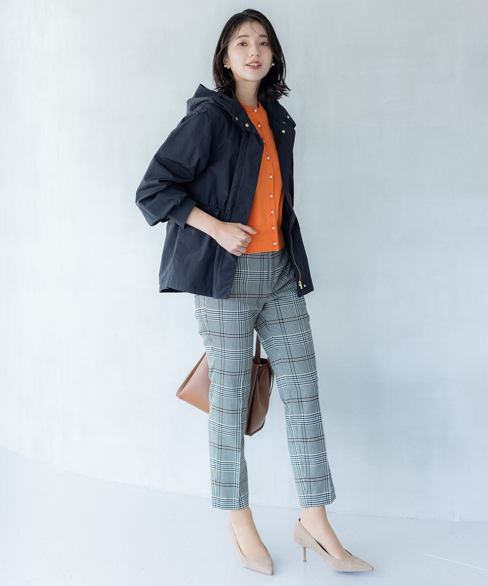 組曲 【WEB限定】T/Rツイルストレッチ テーパードパンツ 