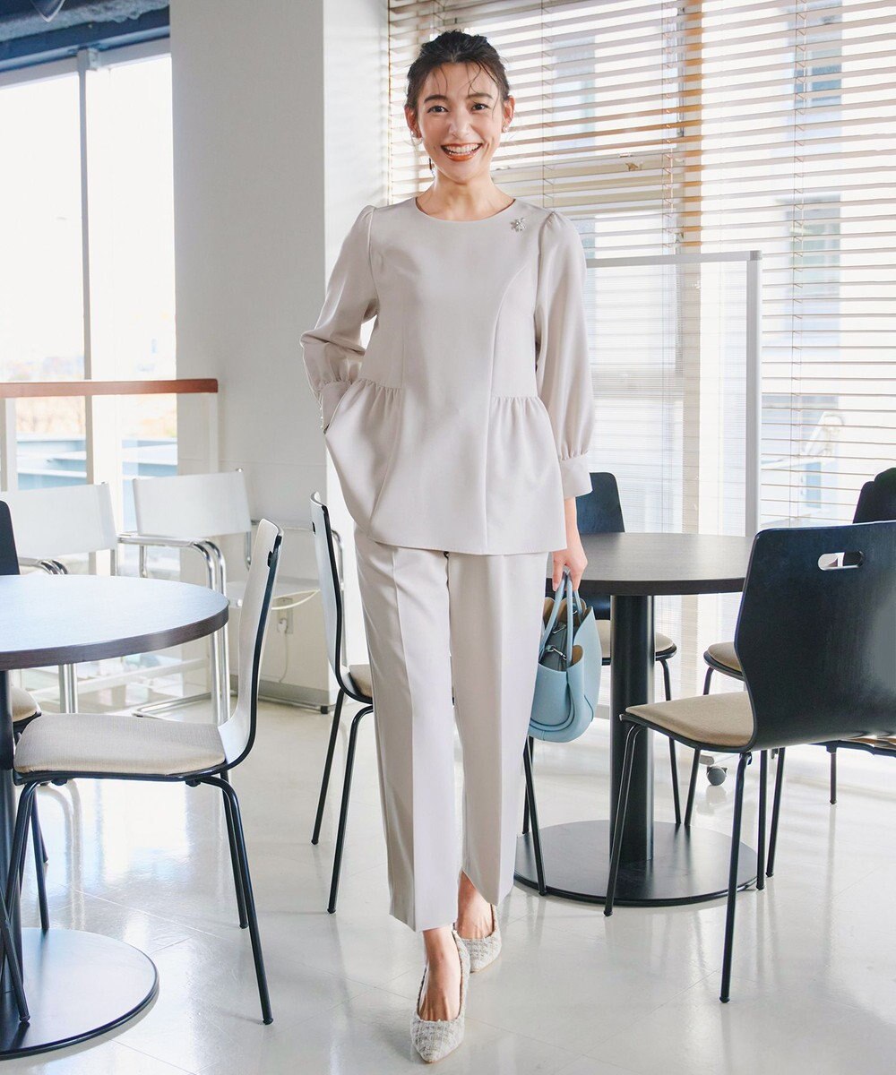 Tiaclasse 【ダブルクロス】ワイドパンツ 