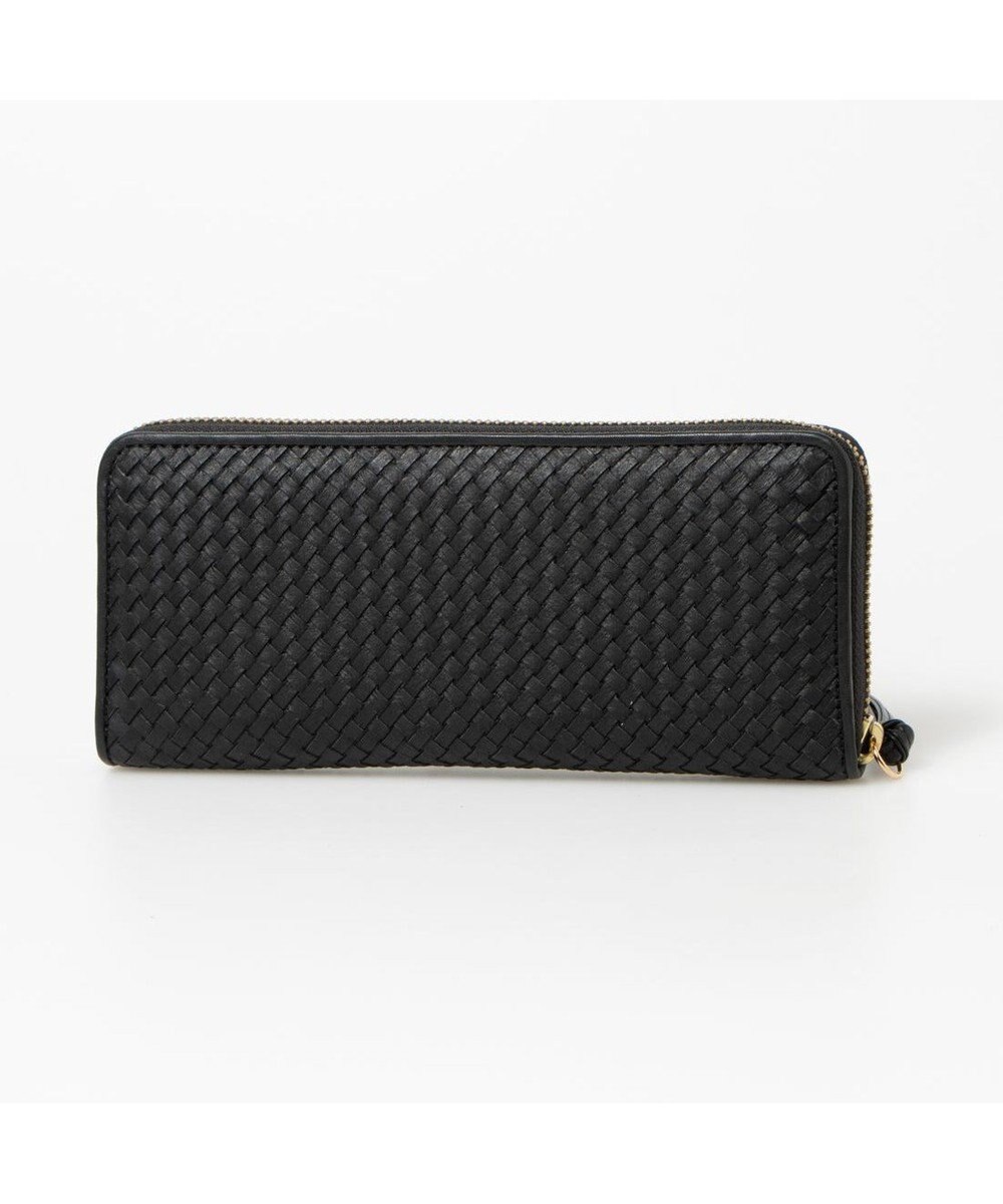 UNBILLION ペルケ perche / レザーメッシュ・ジャバラカード長財布 