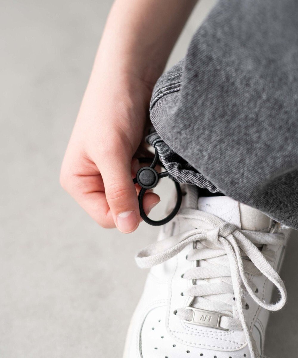 WEGO 【KIDS/150cm/160cm/ウエストゴム】デニムイージーカーゴパンツ（JUNIOR） 