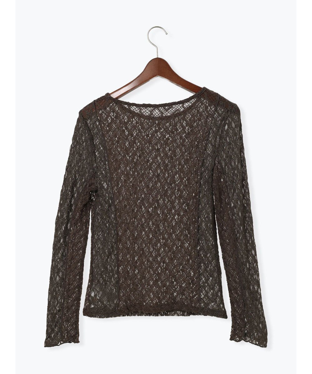 Te chichi パッチワークレースクルーネックTOPS《2025Autumn catalog vol.2 item》 