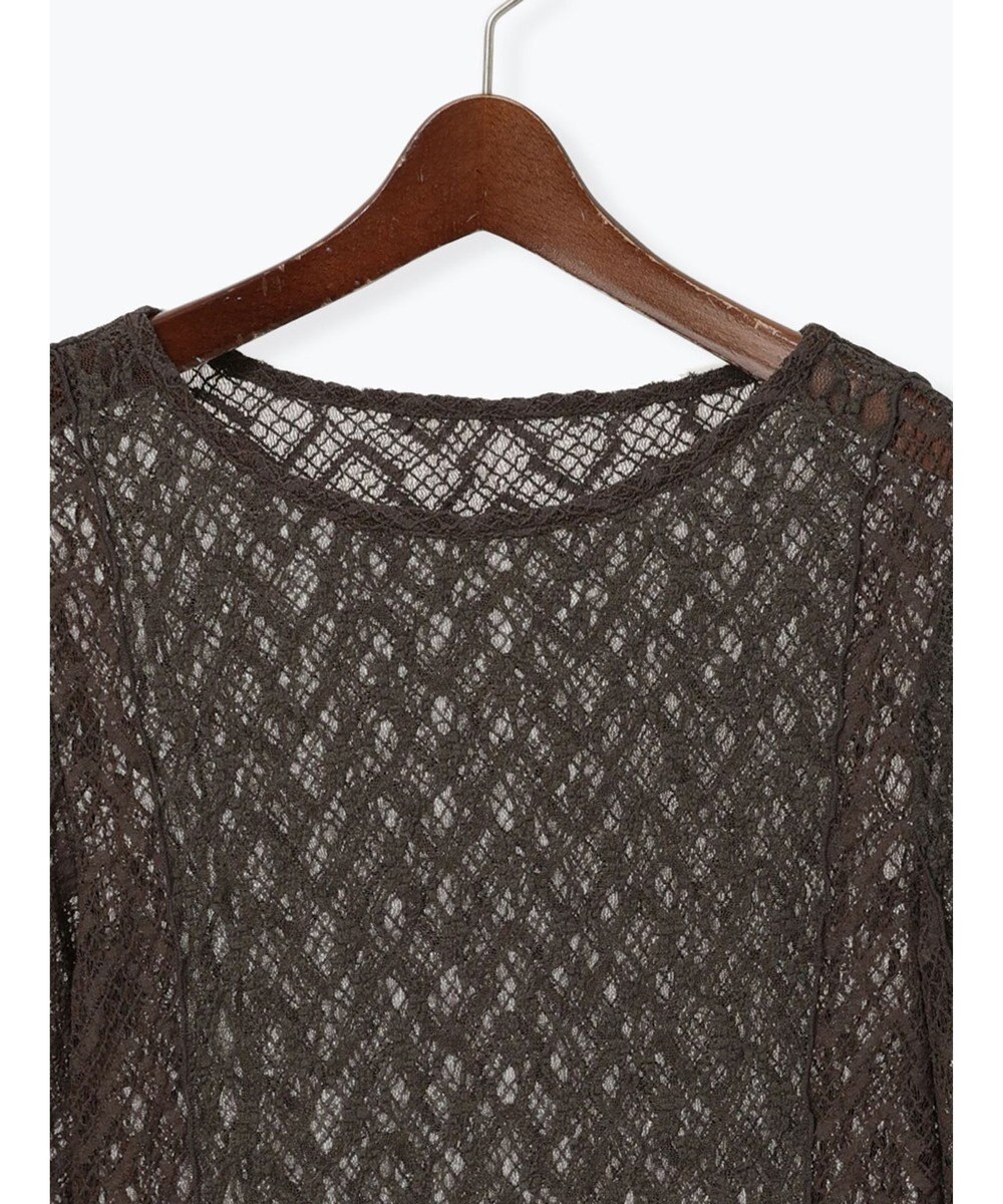 Te chichi パッチワークレースクルーネックTOPS《2025Autumn catalog vol.2 item》 