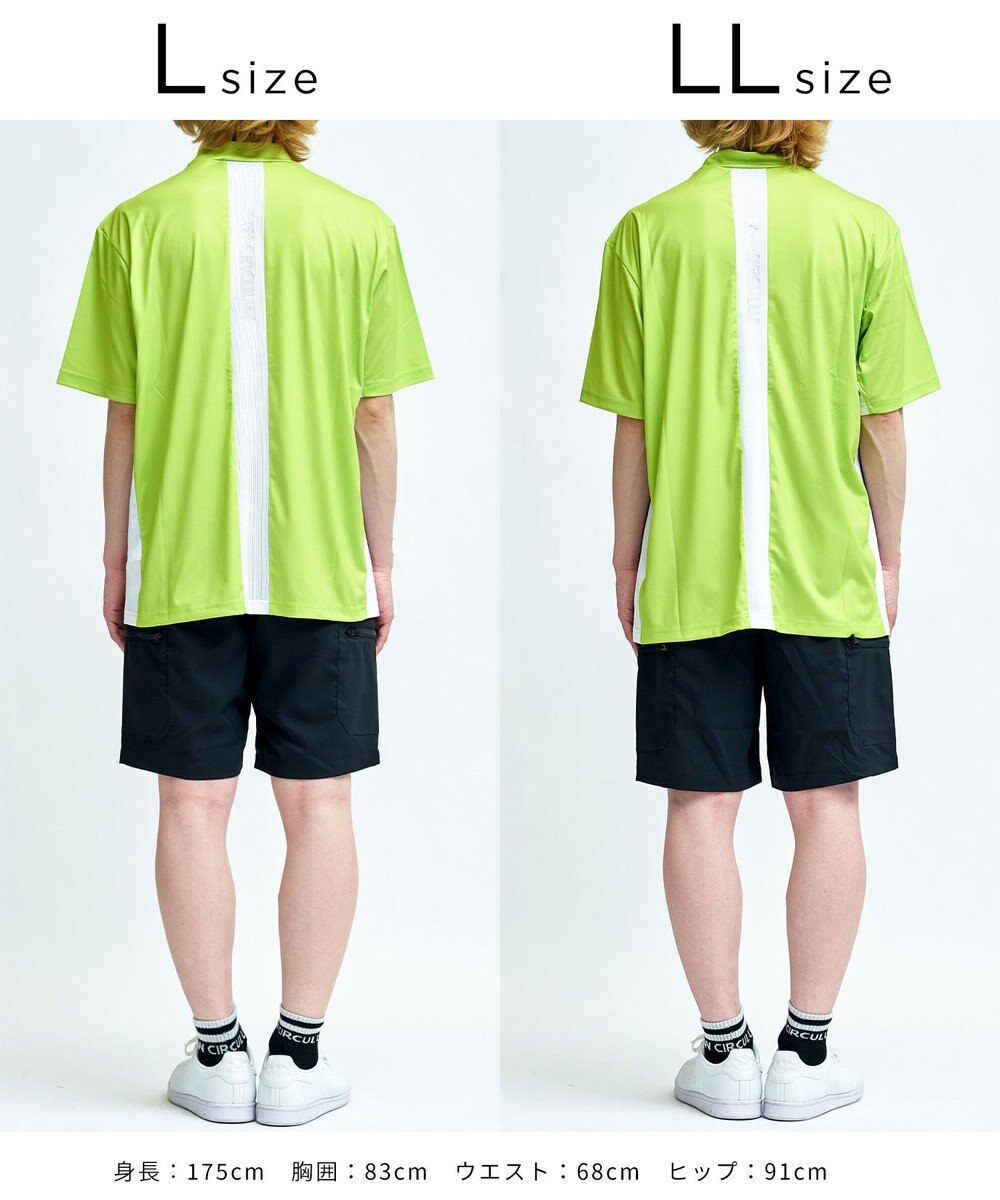 PW CIRCULUS 【MEN】メッシュコンビ モックネック ゴルフ 