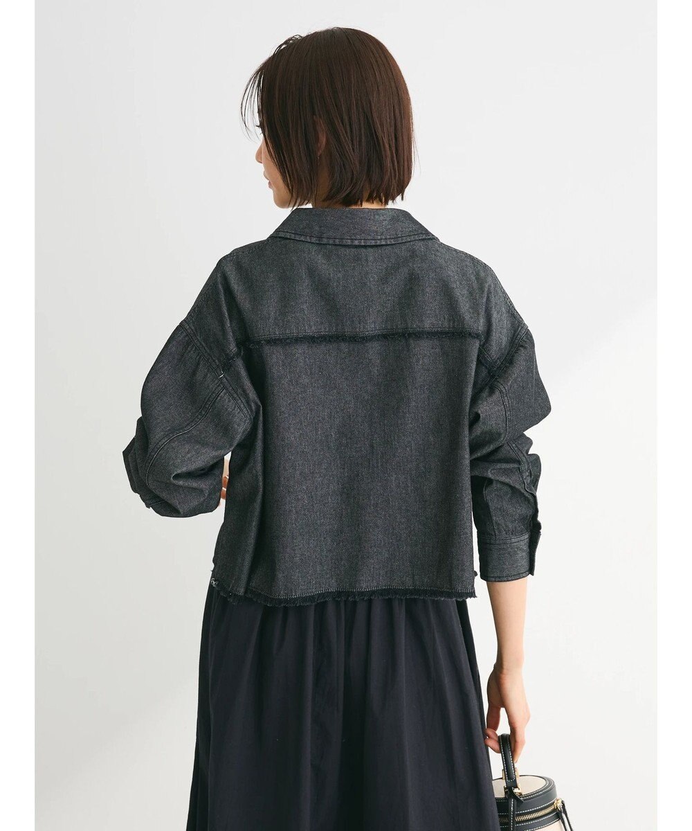 Green Parks ・ＳＵＧＡＲ　ＳＰＯＯＮ　クロップドデニムシャツ 