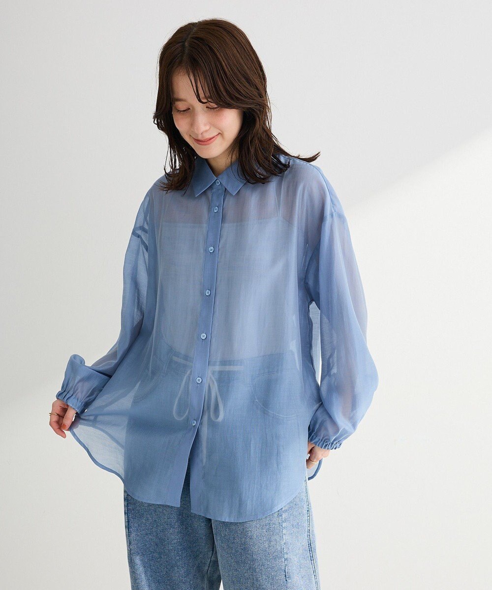 Green Parks 【WEB限定】ＳＥＴ２点フリルビスチェ＋シャツチュニックⅡ 