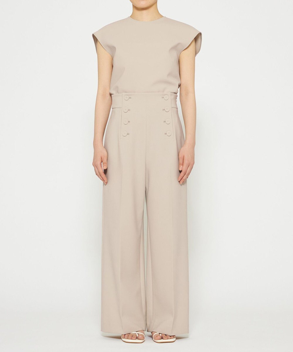 uncrave 【撥水・洗濯機洗い可】プルーフ ダブルクロス ワイド パンツ（uncrave WHITE） 