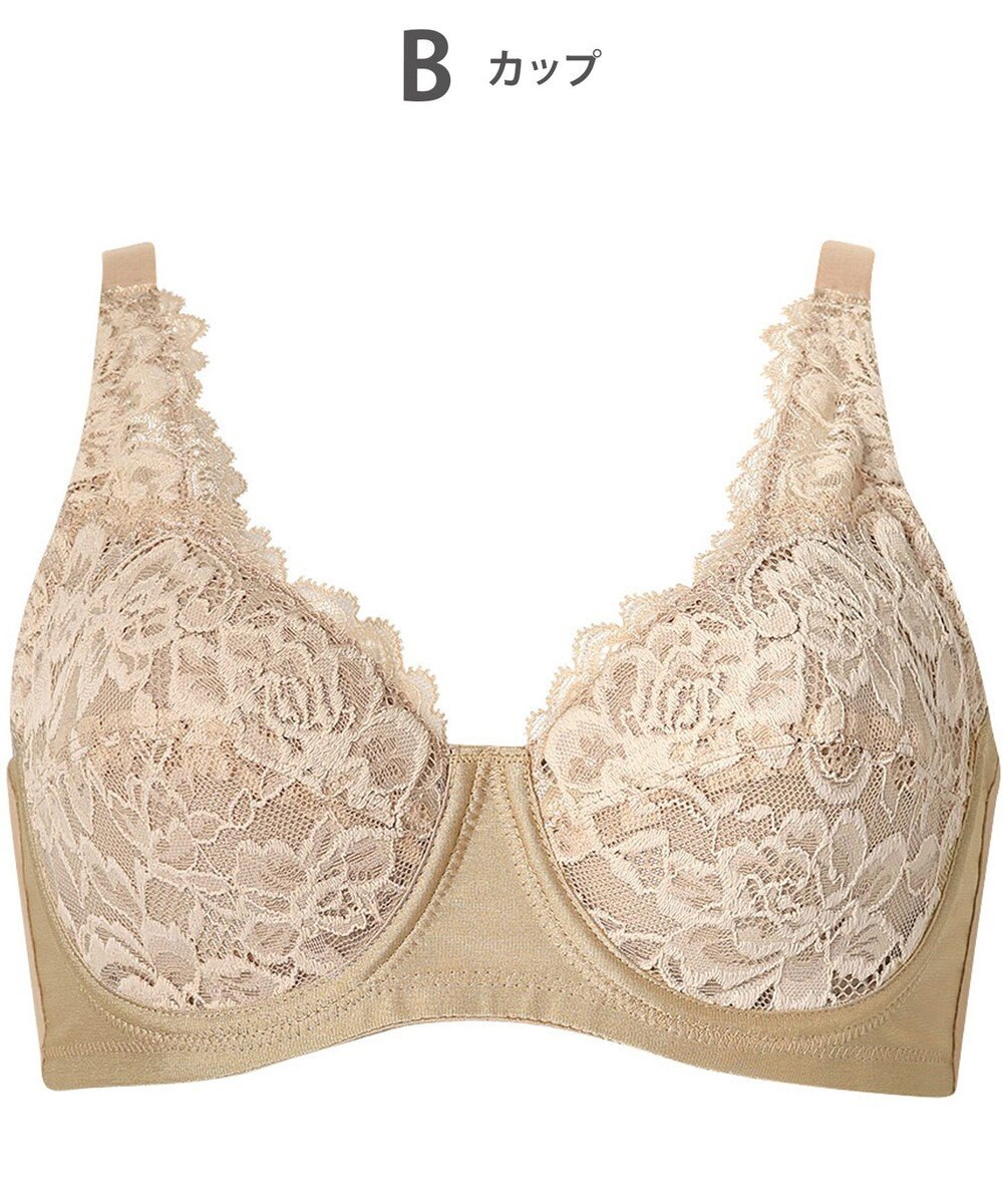 Wing ブラジャー ワイヤーが痛くなりにくい 綿混(カップ肌側・バック) フルカップブラ NB2704 ウイング／ワコール 