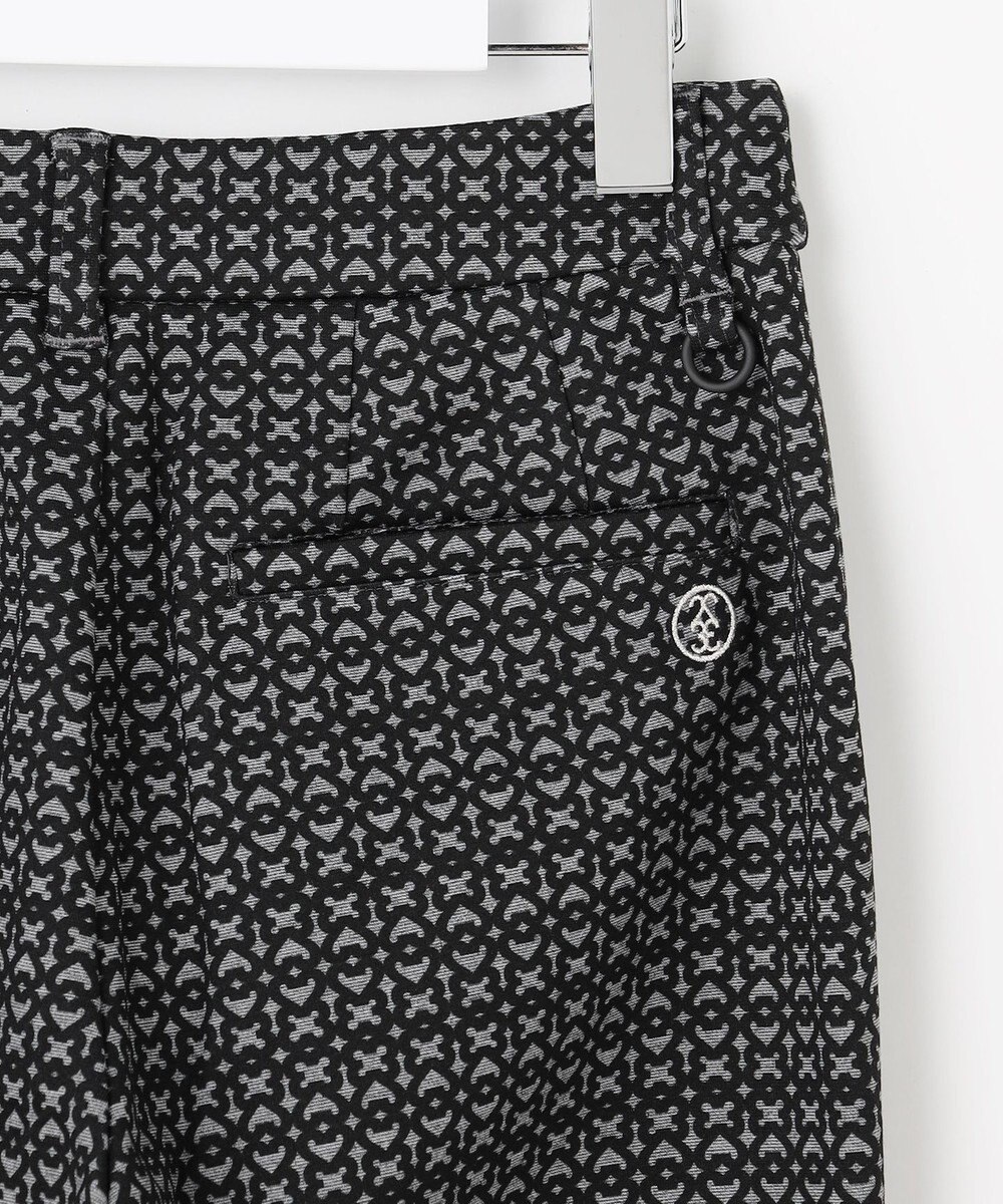 23区GOLF 【WOMEN】裏起毛ジャージーパンツ ストレッチ モノグラム 上品スタイル 