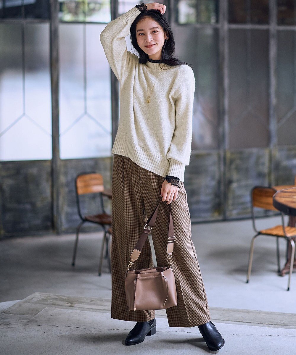 ANY スパンコールニット 