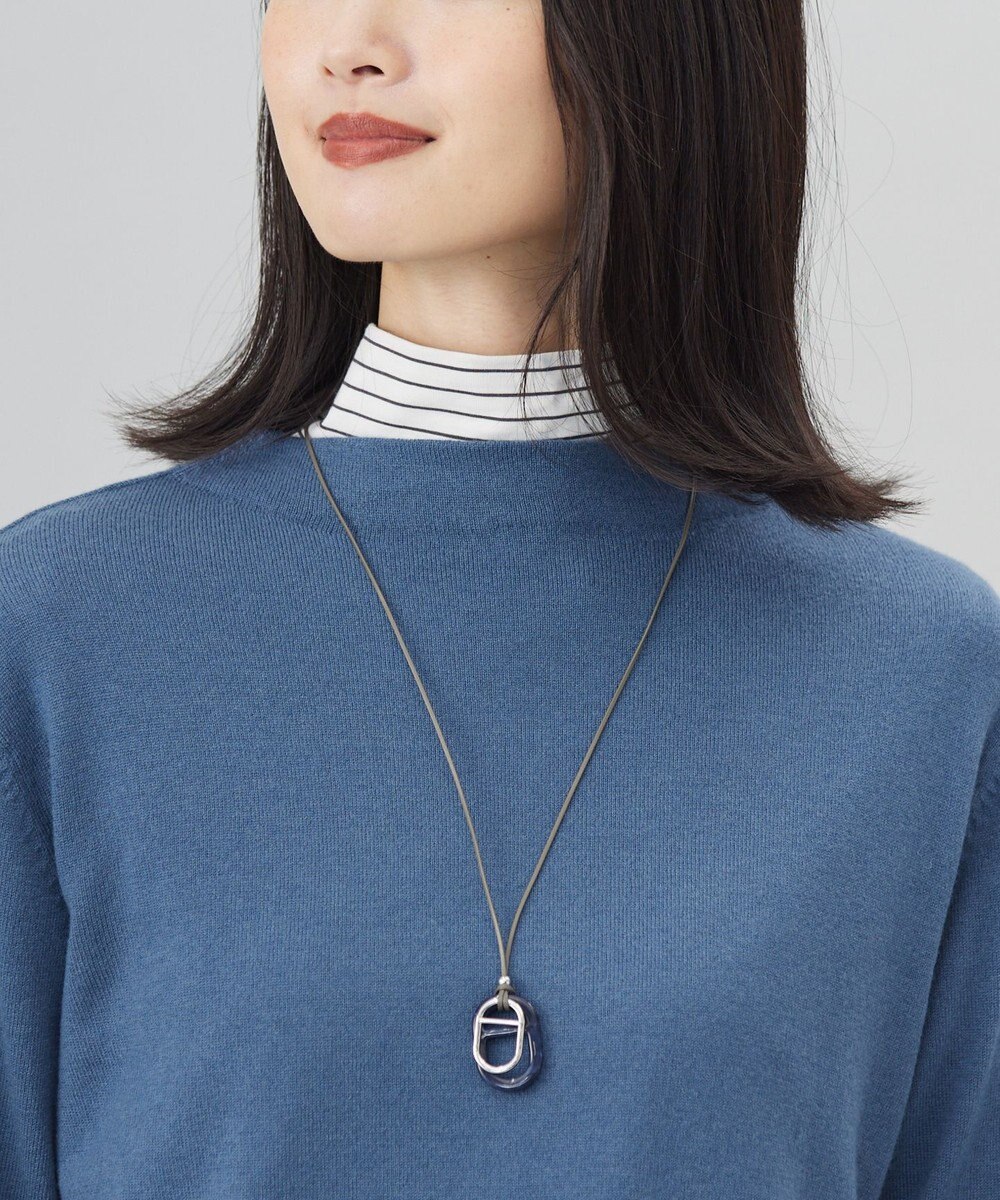 J.PRESS LADIES マーブルノーズ ネックレス 