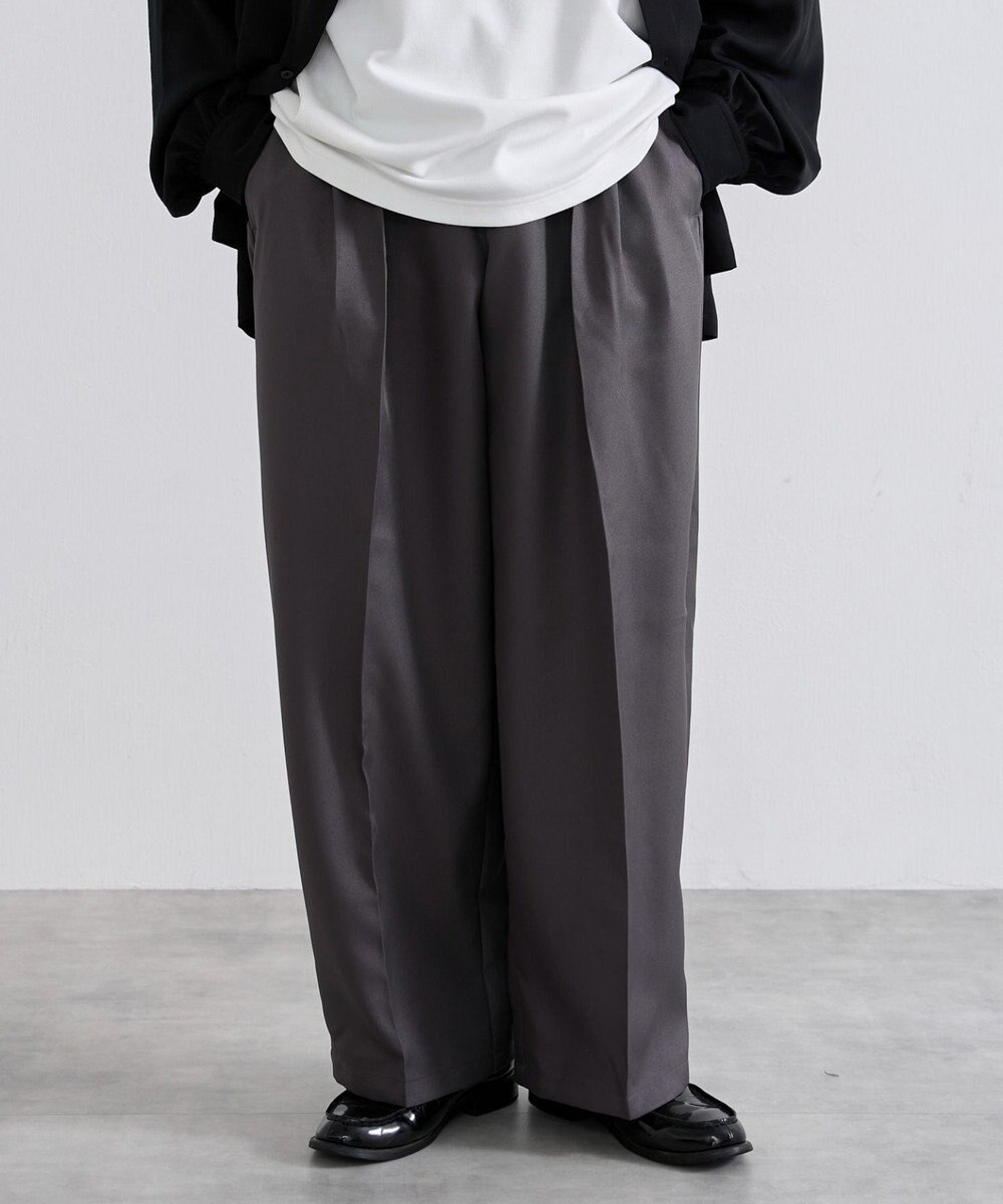 WEGO ワイドストレートスラックス 