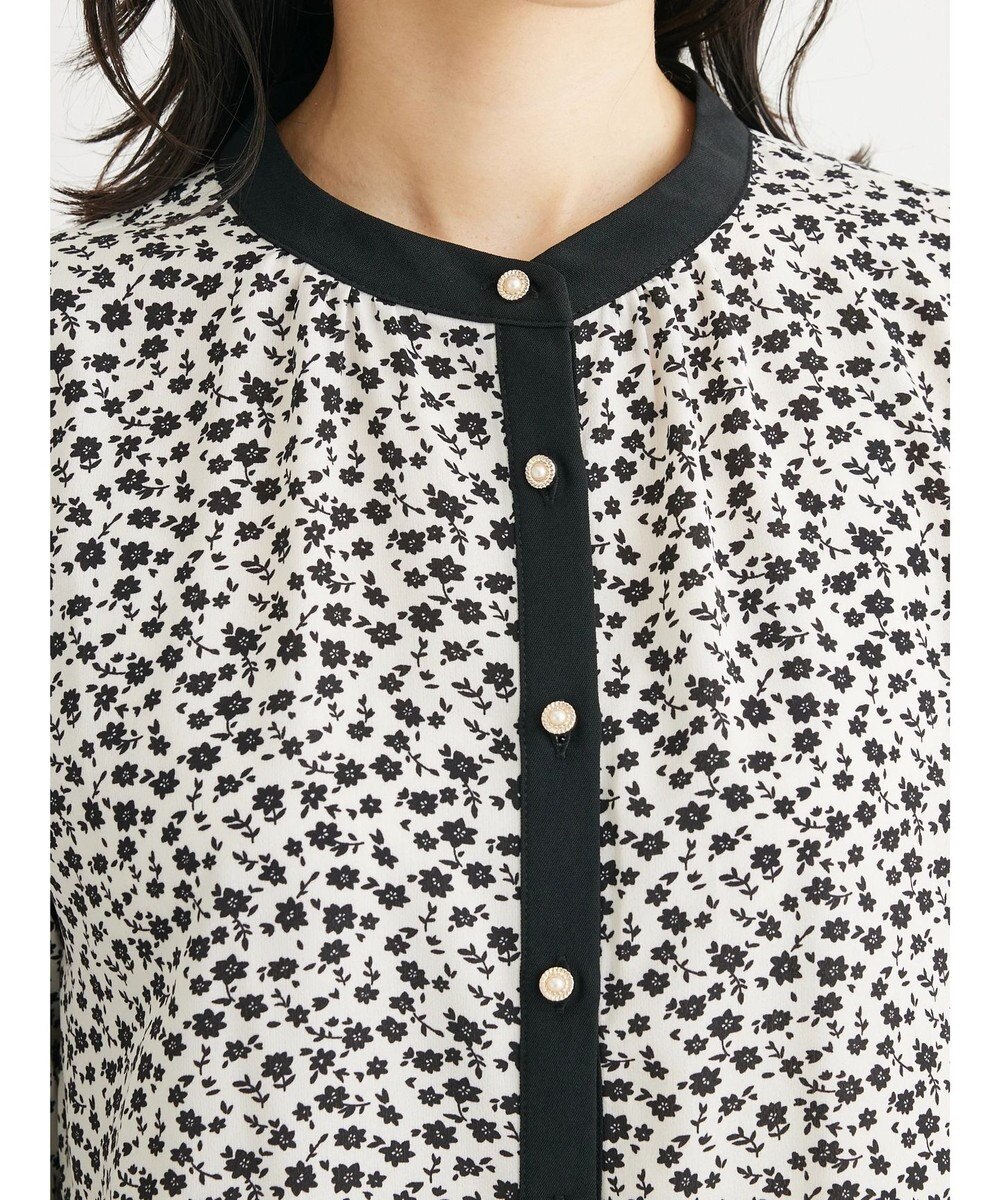 Green Parks ・ＥＬＥＮＣＡＲＥ　ＤＵＥコバナパイピングブラウス 