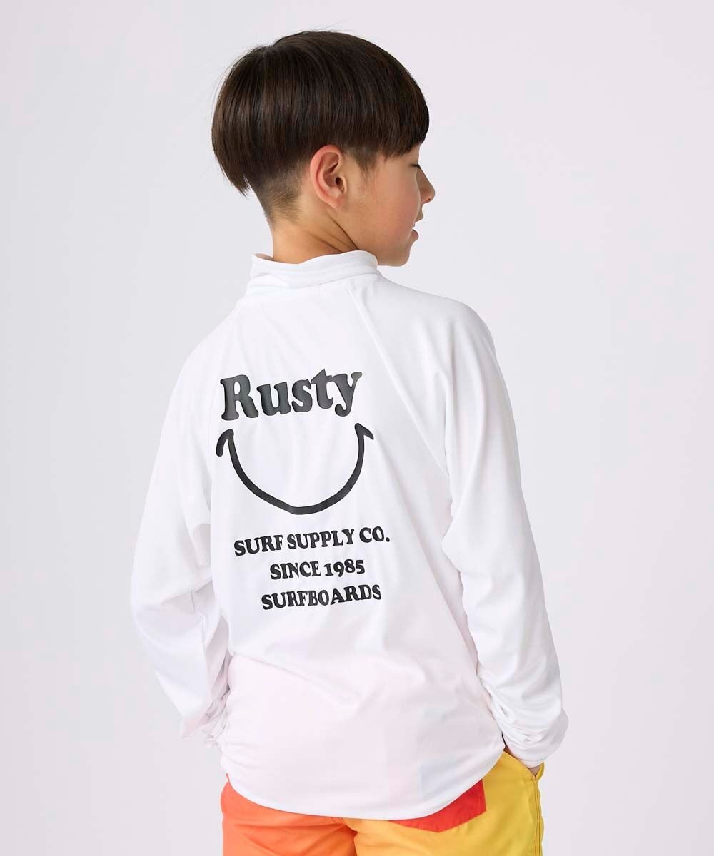 OP／FILA 【RUSTY】ニコちゃんプリントラッシュガード 