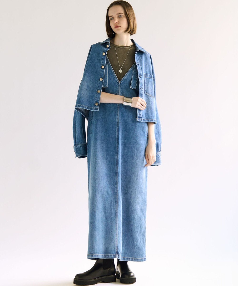 23区 L 【RED CARD TOKYO×23区】デニム サロペット ワンピース 