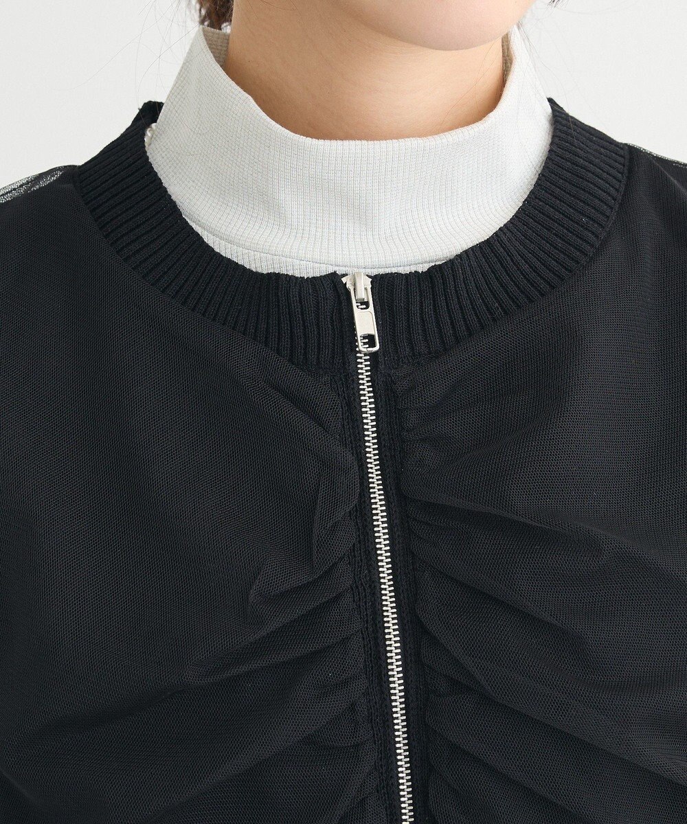 Green Parks チュールドッキングニットｚｉｐベスト 