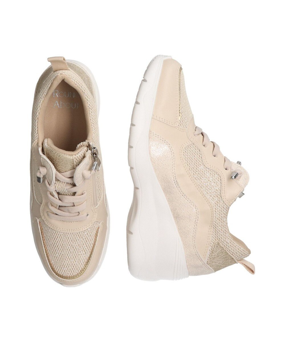 Bridget Birkin 【Round About】サイドジップヒールアップスニーカー 