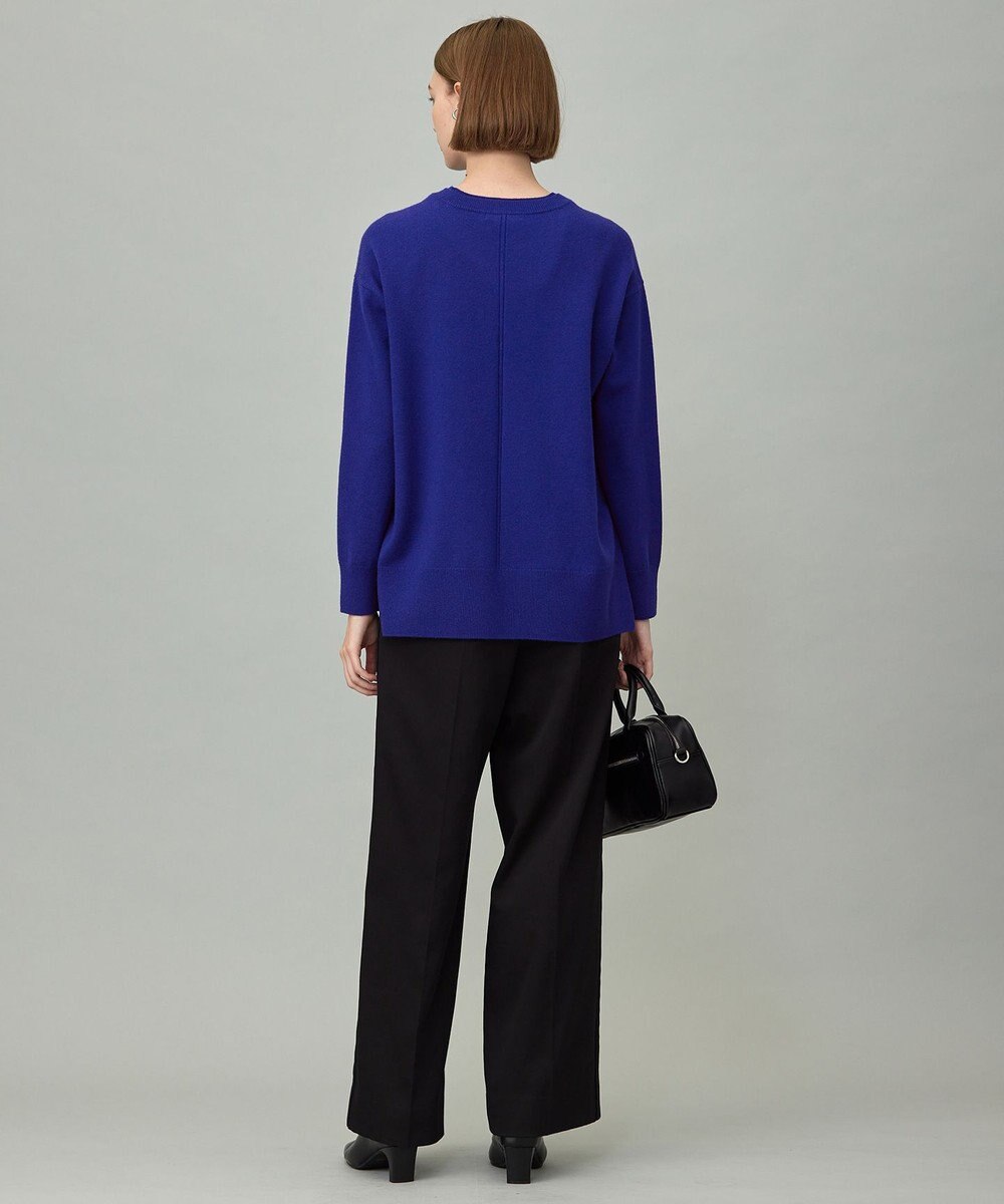 ICB 【新色追加】ソフトカシミヤミックス クルーネックニット 