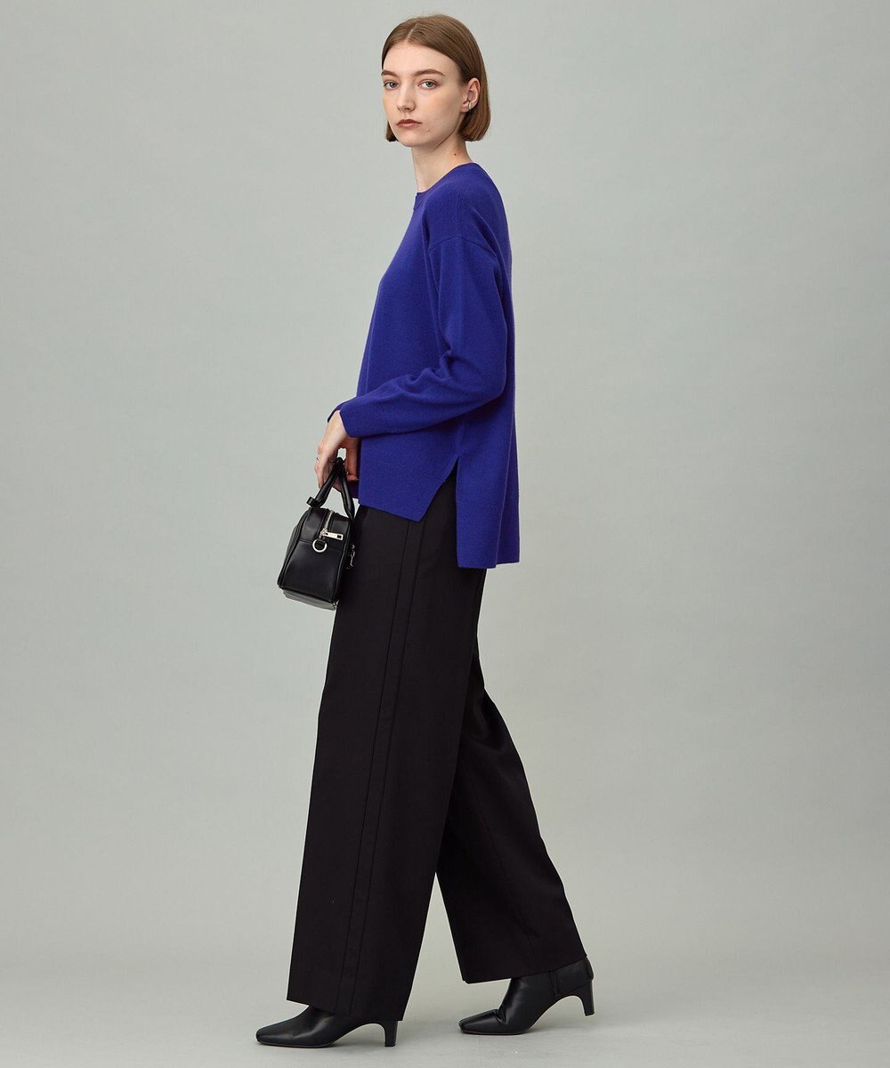 ICB 【新色追加】ソフトカシミヤミックス クルーネックニット 