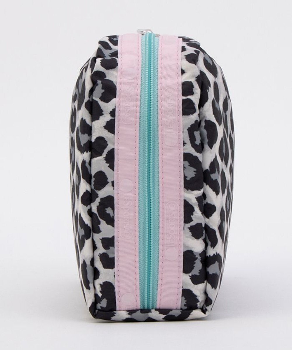LeSportsac EXTRA LARGE RECTANGULAR COSMETIC/ニュートラルレオパード/ライラック 