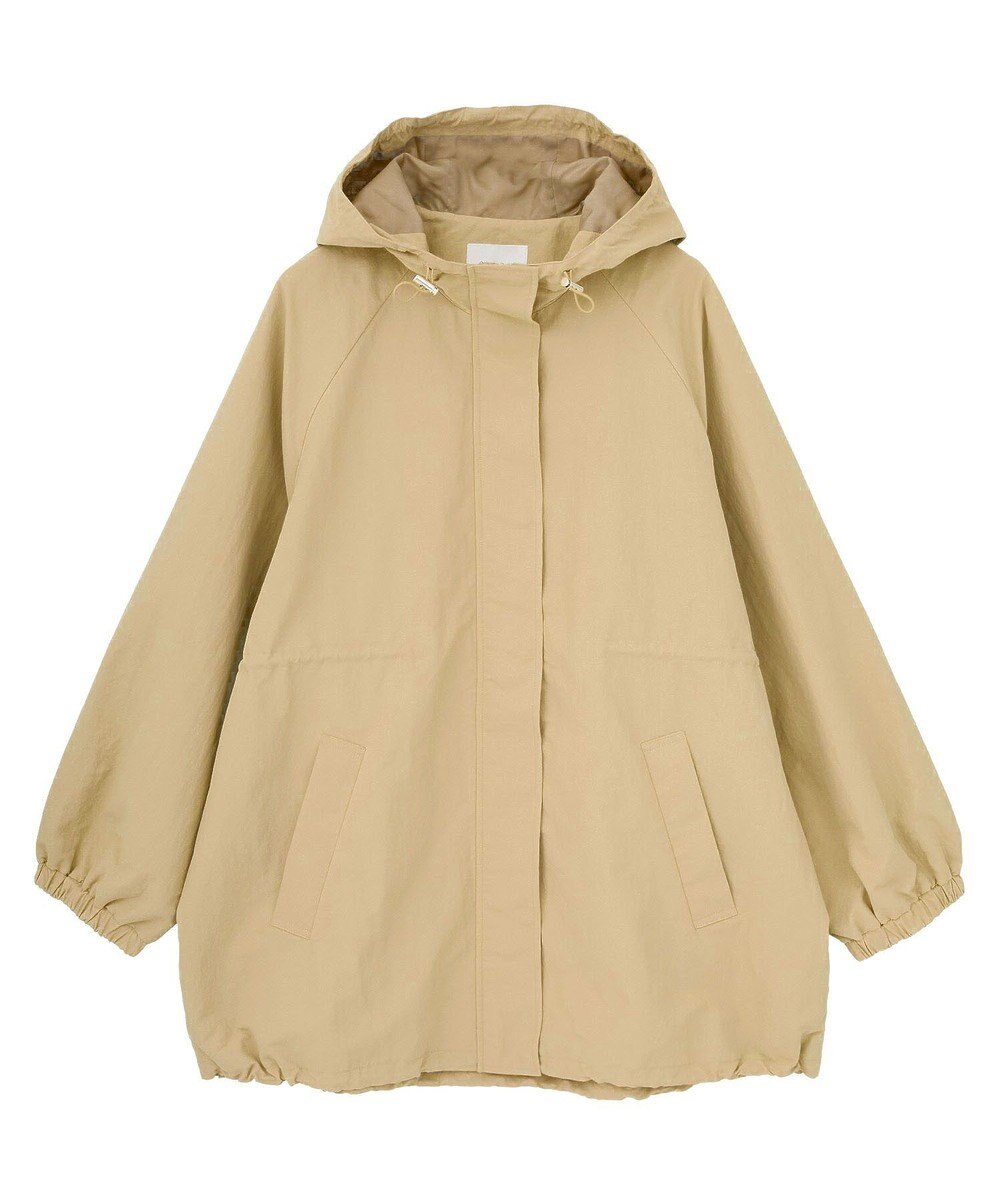 Green Parks 撥水加工ミディ丈マウンテンパーカー 