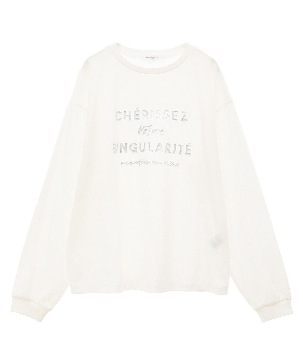 Green Parks 箔プリント長袖ロンＴＥＥ 