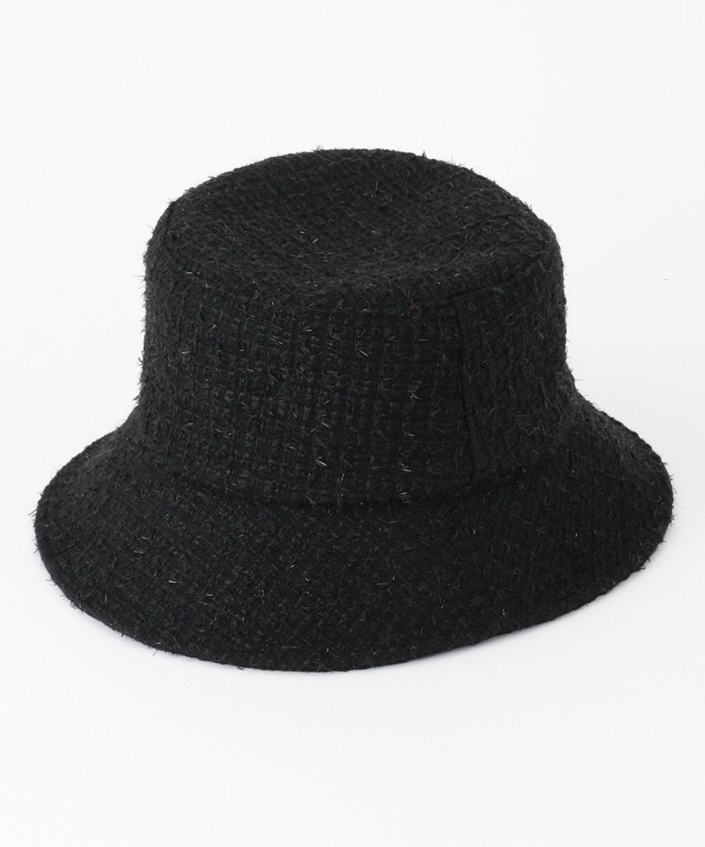 TOCCA 【UV90%以上カット・洗える・サイズ調整可】TWEED BUCKET HAT バケットハット 