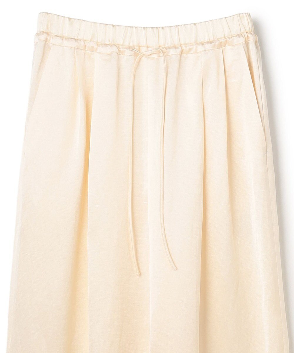 BEIGE， CYANO / サテン イージーワイドパンツ 