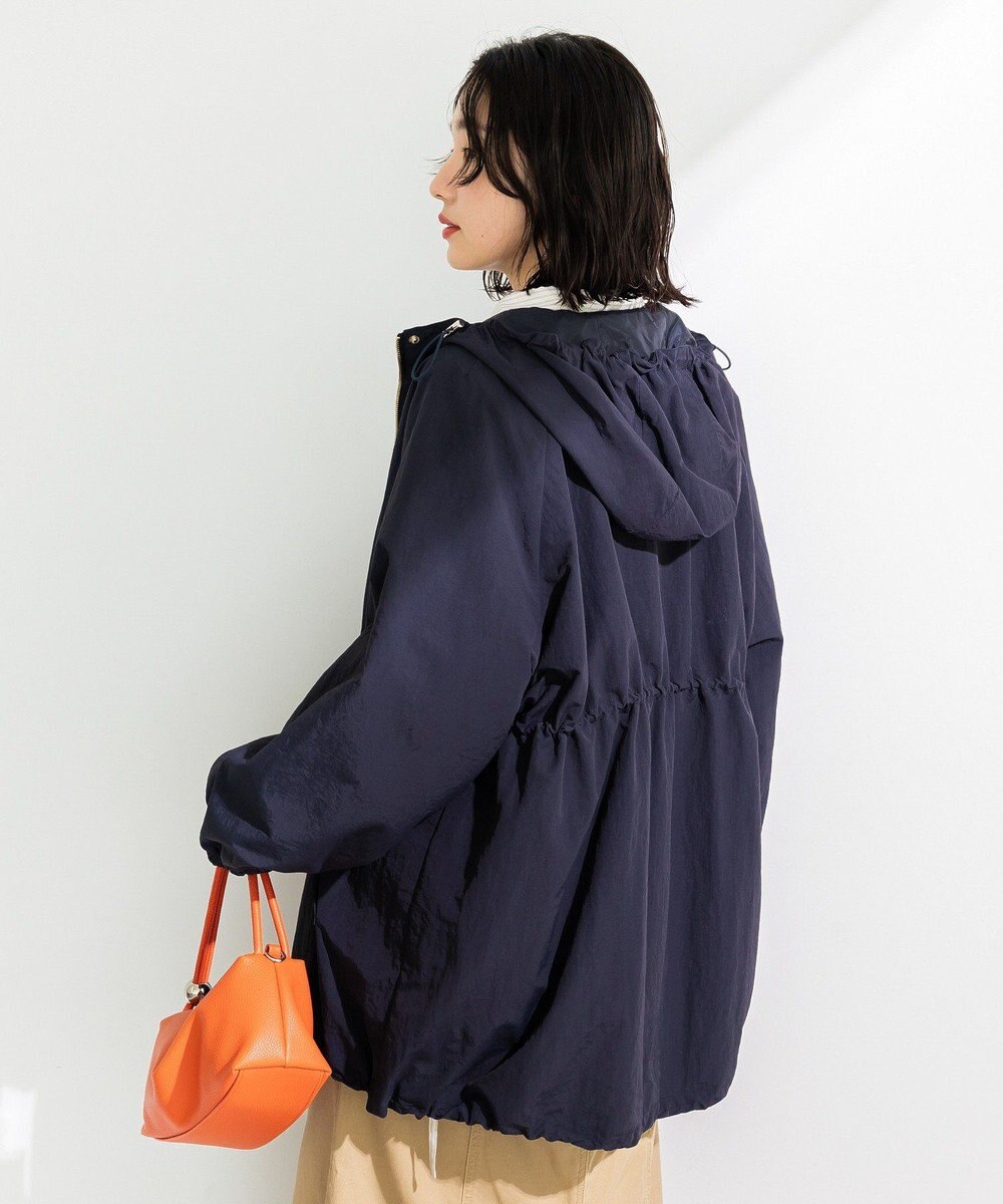 Green Parks 撥水加工ミディ丈マウンテンパーカー 