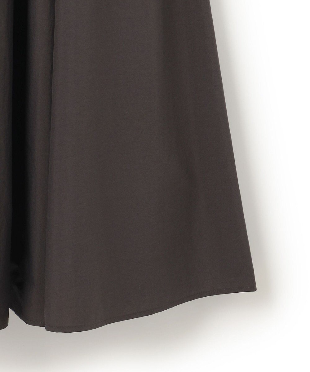 23区 【洗える/撥水加工】ナイロンコットンタフタ ウエストシャーリング ワンピース 