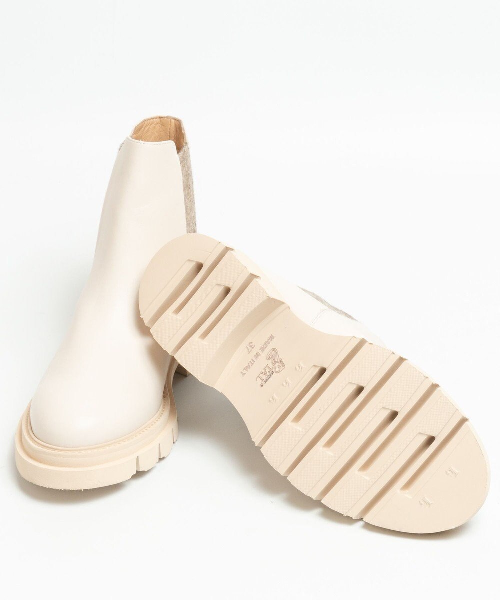 BONTRE 【LucaGrossi/ルカグロッシ】厚底サイドゴアショートブーツ 