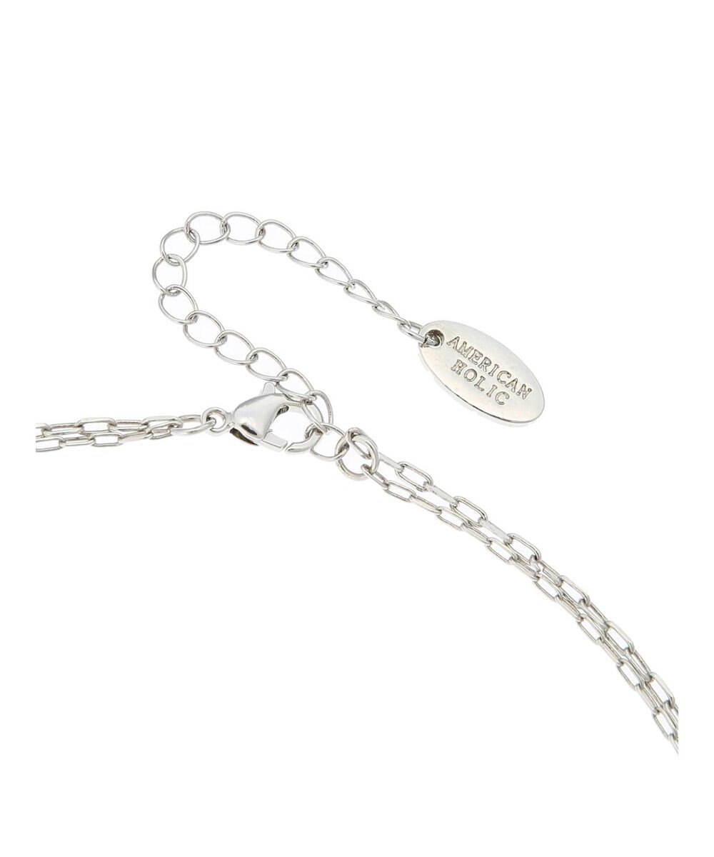 AMERICAN HOLIC ２連メタルペプルネックレス 