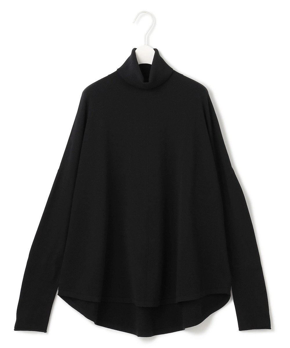 ICB L 【洗える】 ヴィスコースワイド タートルネックプルオーバー 