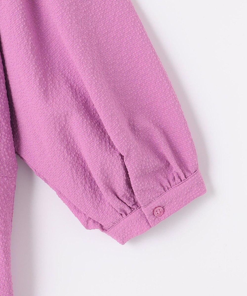 SHARE PARK LADIES ソフトタッチギャザーブラウス 