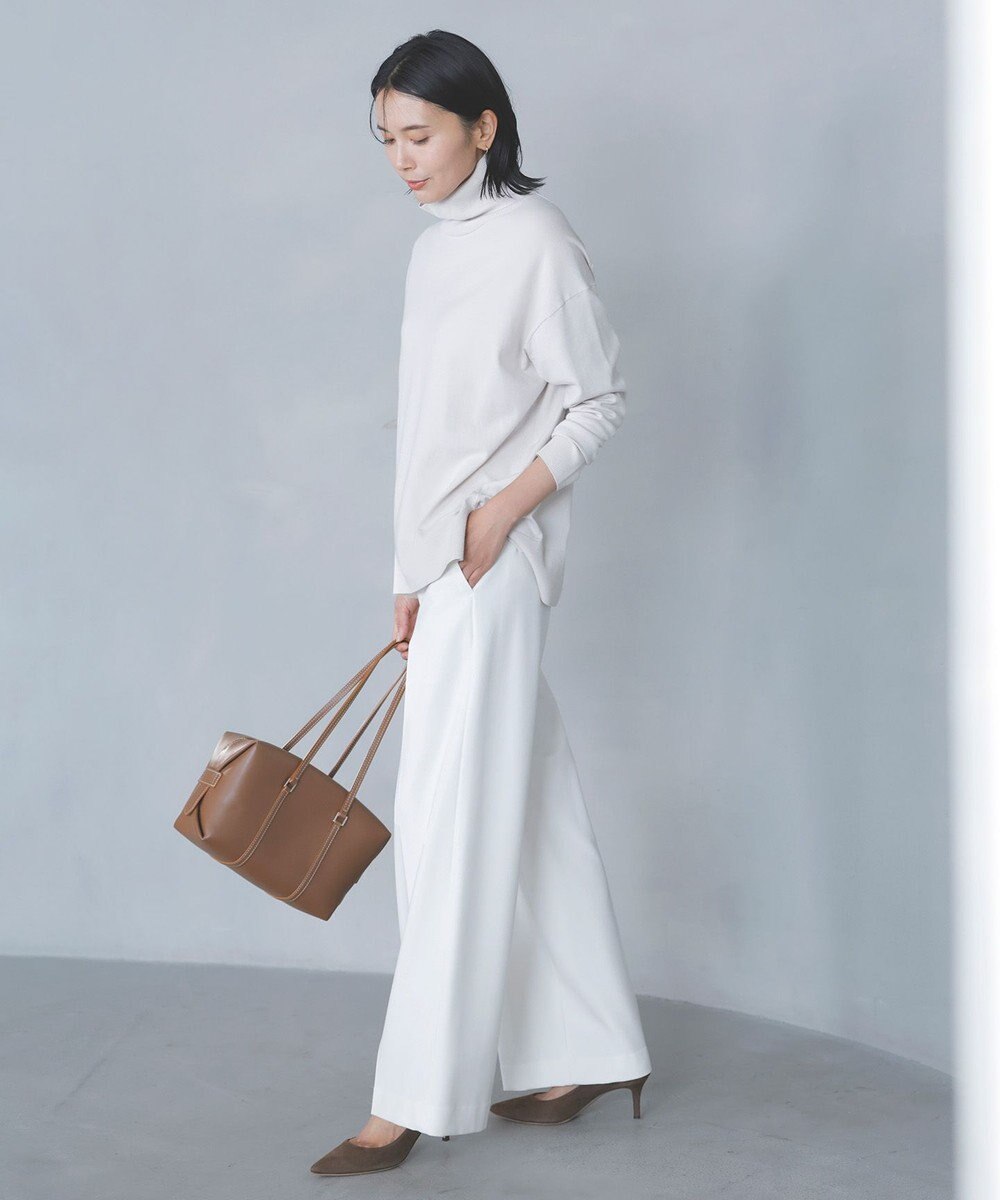 UNFILO beauty warm ワイドパンツ 