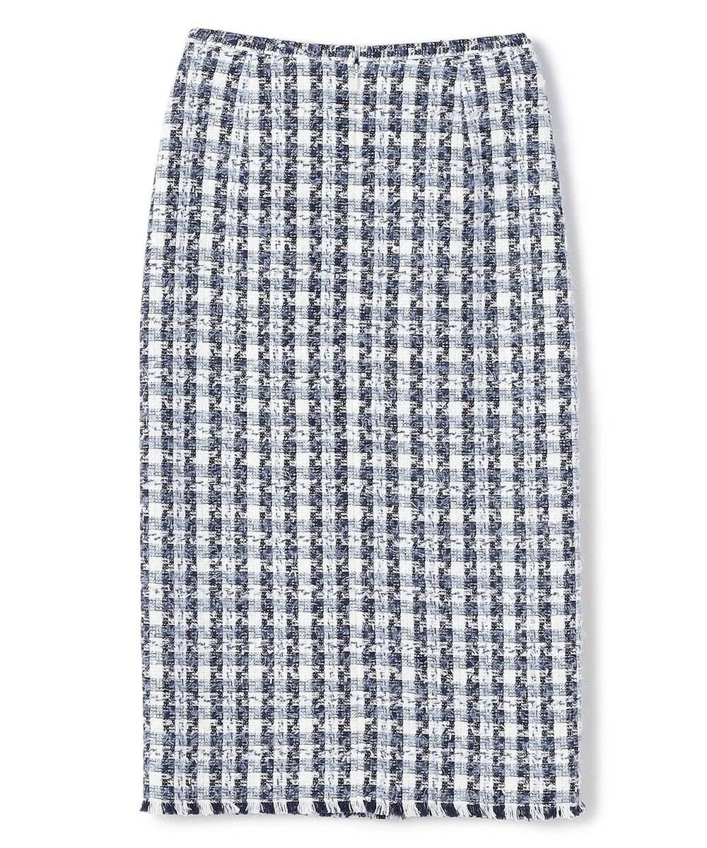 BEIGE， BERYL / ファンシーツイード Iラインスカート 