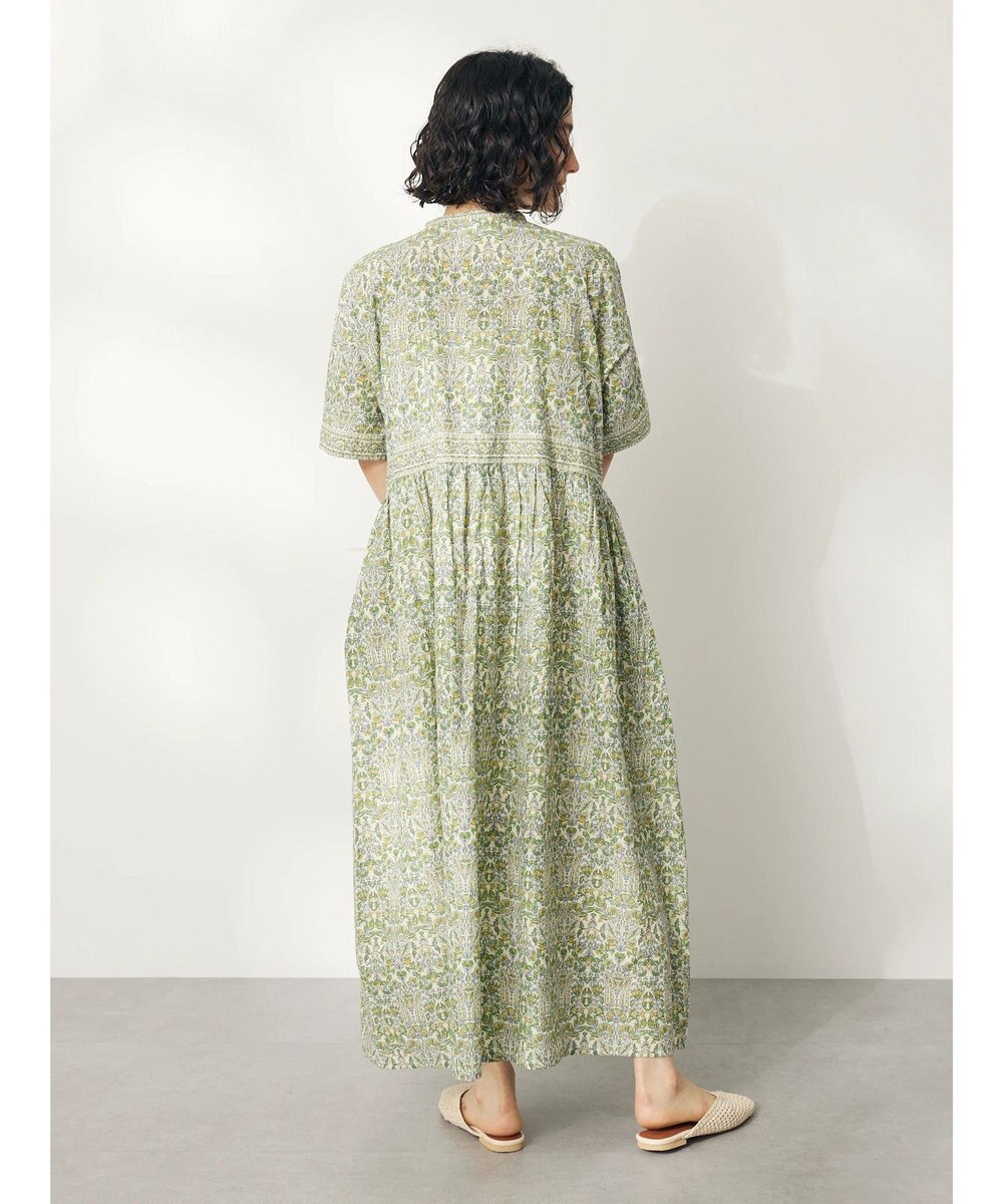 CRAFT STANDARD BOUTIQUE インド綿アラベスク柄ワンピース 