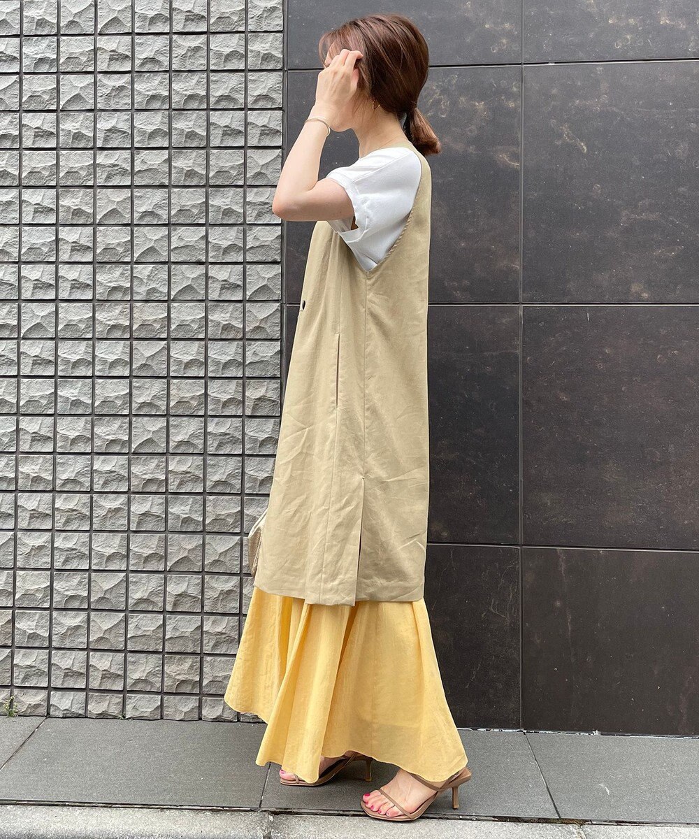 UNFILO 【イージーケア】コットンシフォンスカート 