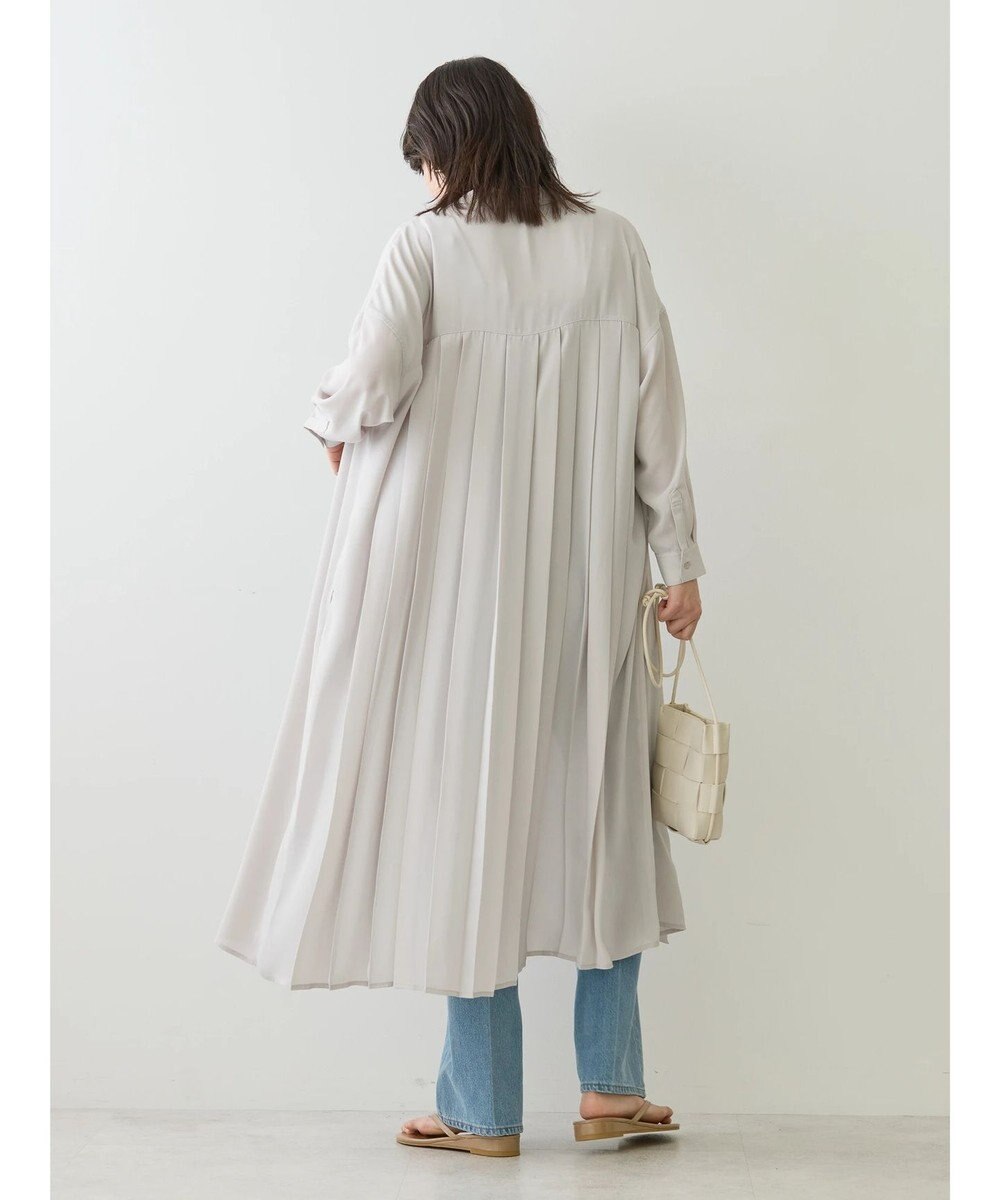 AMERICAN HOLIC ジョーゼットバックプリーツワンピース 