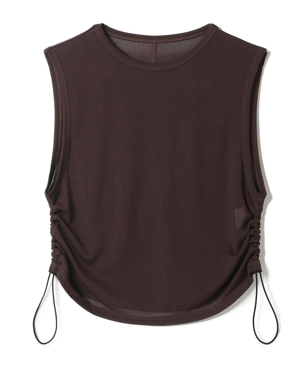 Chacott Chacott BALANCE シアーリブノースリーブTシャツ 