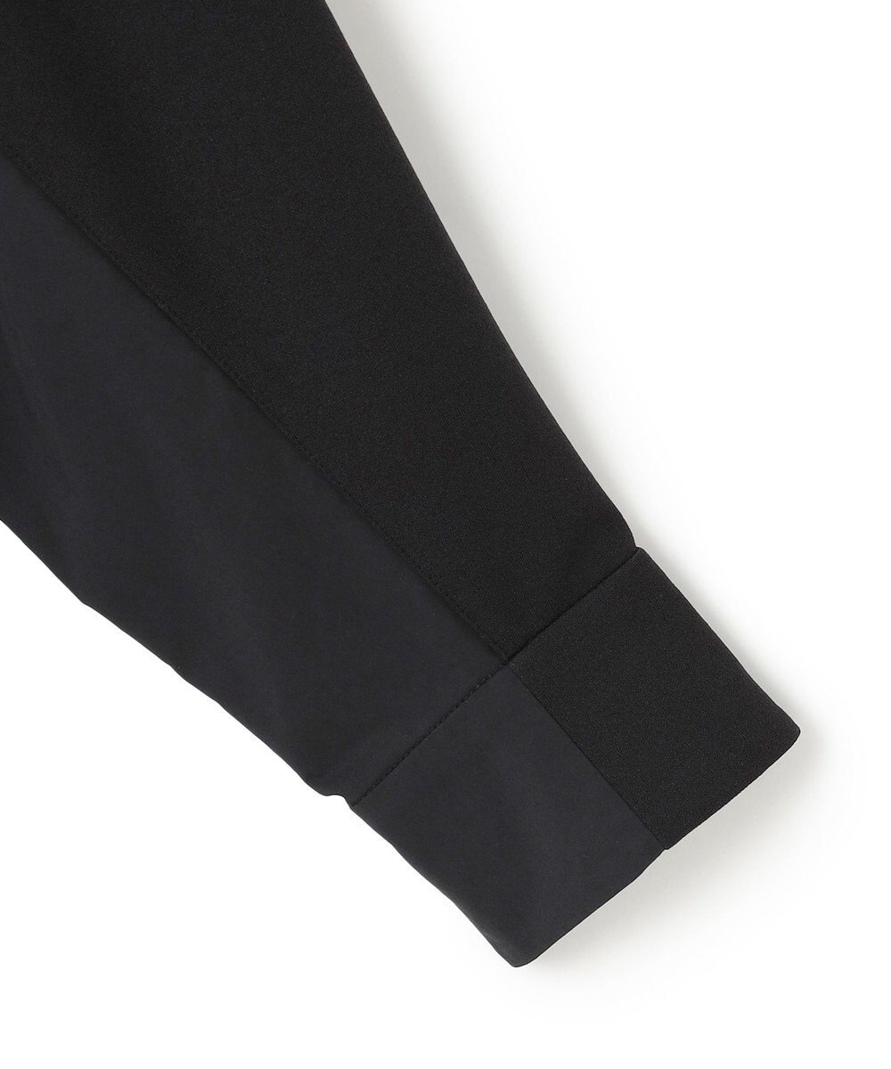 ICB L 【洗える】ジョーゼットジャージー 異素材コンビプルオーバー 