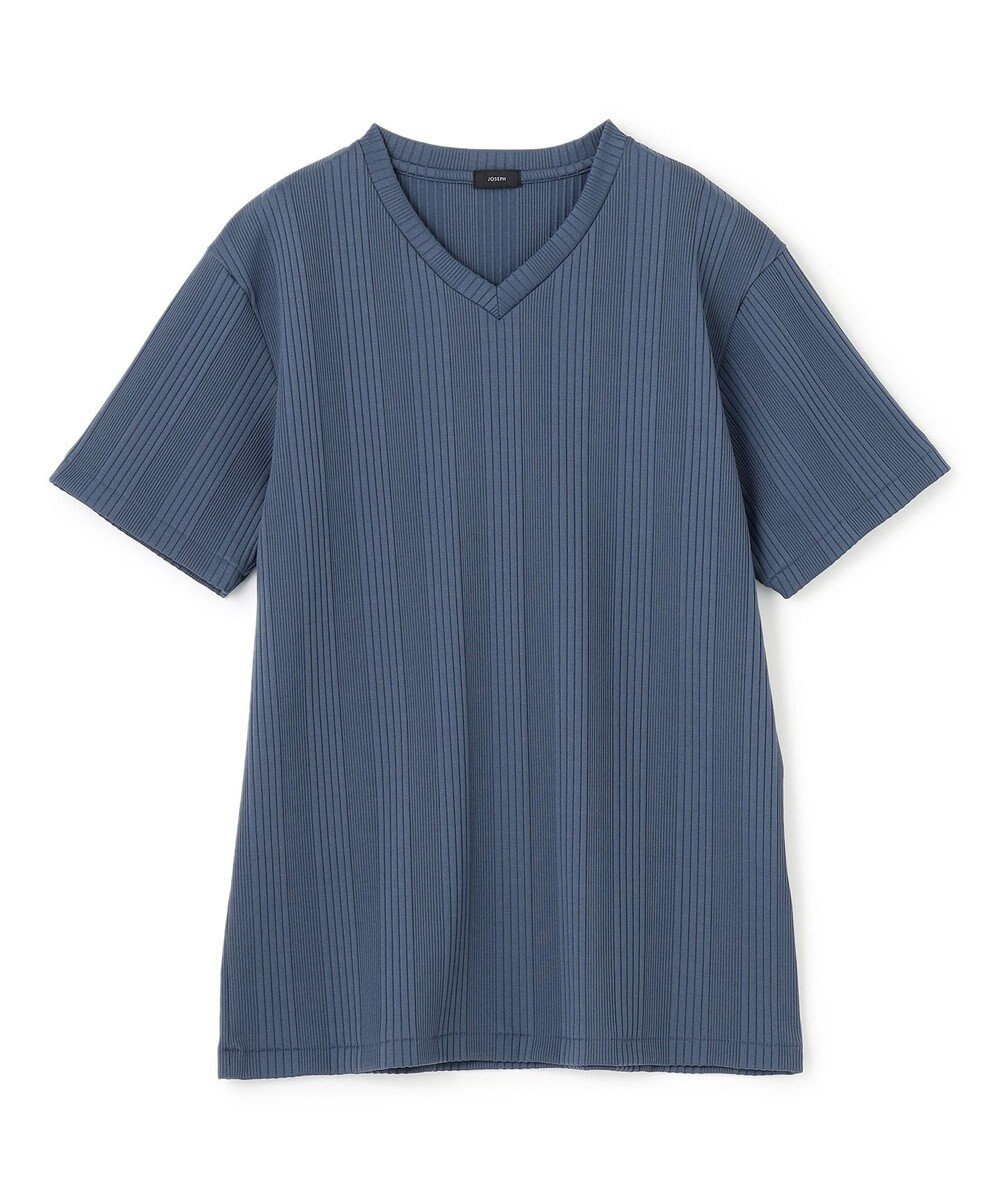 JOSEPH HOMME テックリブジャージー　Vネック半袖カットソー 