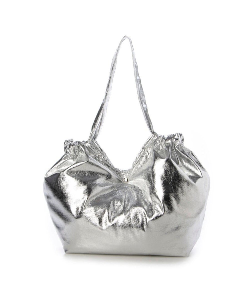 UNBILLION カシュカシュ cachecache / メタリックギャザーパッカブルトート 