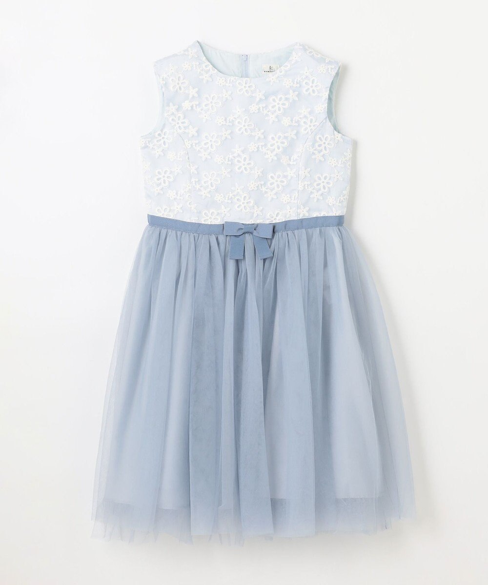 組曲 KIDS 【150-160㎝】ブルーミングフラワー ドレス 